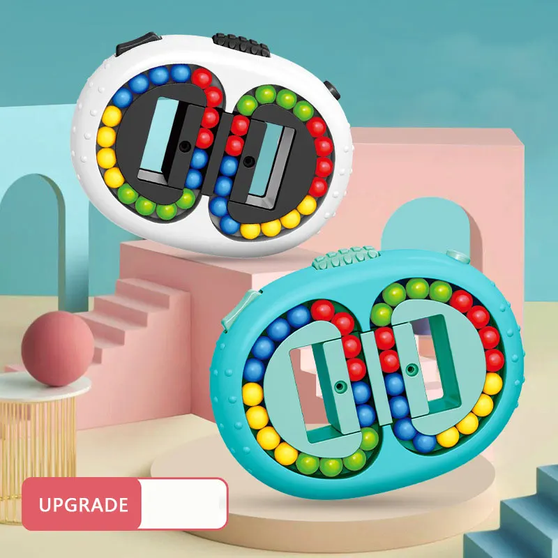 Вращающаяся Волшебная фасоль кубик на кончик пальца подвижная игрушка детская