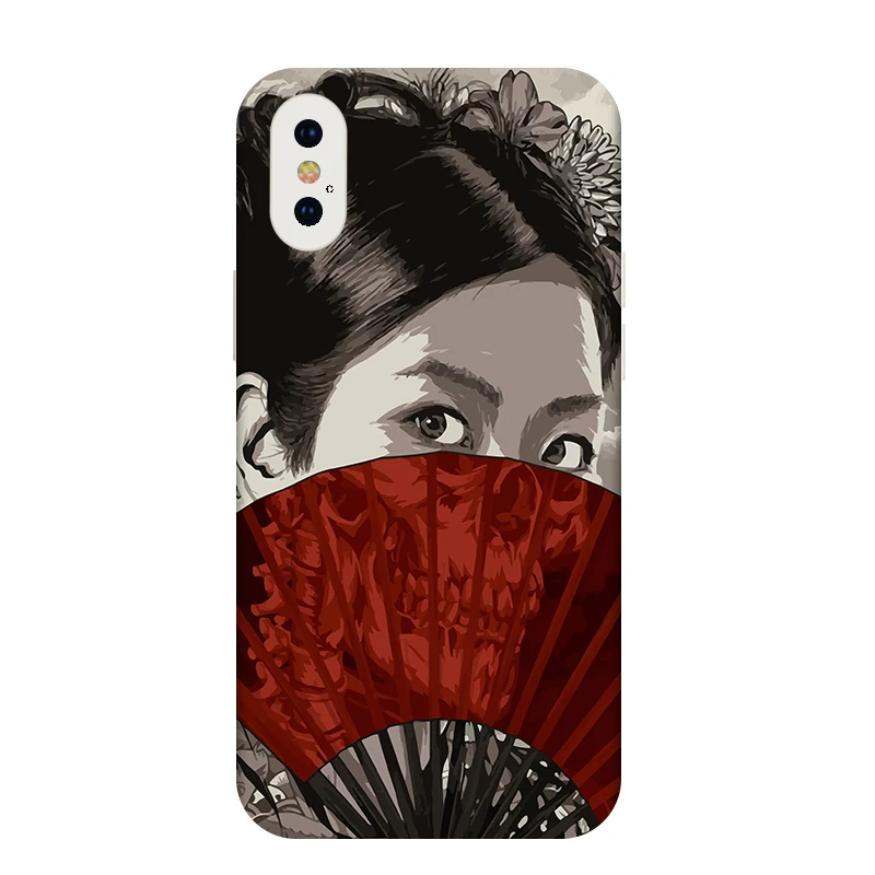 

Japan kimono geisha phone case for huawei p40 pro plus mate 20 honor iphone 11 12 pro max xiaomi 10 11 Redmi 9 pro back cover