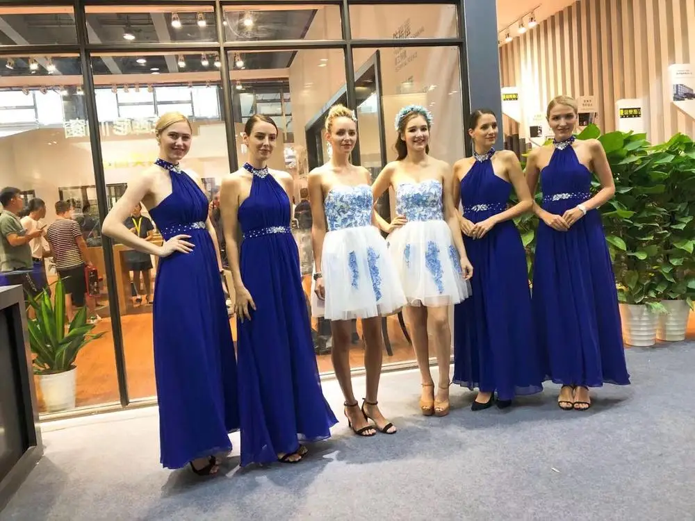 Платье подружки невесты 2020 короткое кремовое Вечернее Бальное милое платье для