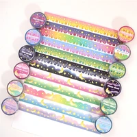 korean ins colored clouds moon stars washi tape special shaped decorative tape handbook border diy scene creative collage 5m