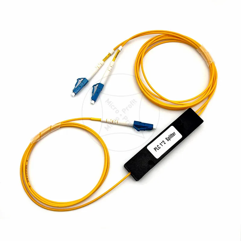 Оптоволоконный FBT сплиттер LC/UPC коннектор 1x2 SM 1310 нм бесплатная