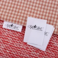 custom clothing labels personalized brand organic cotton ribbon labels logo or text sewing labels md1134
