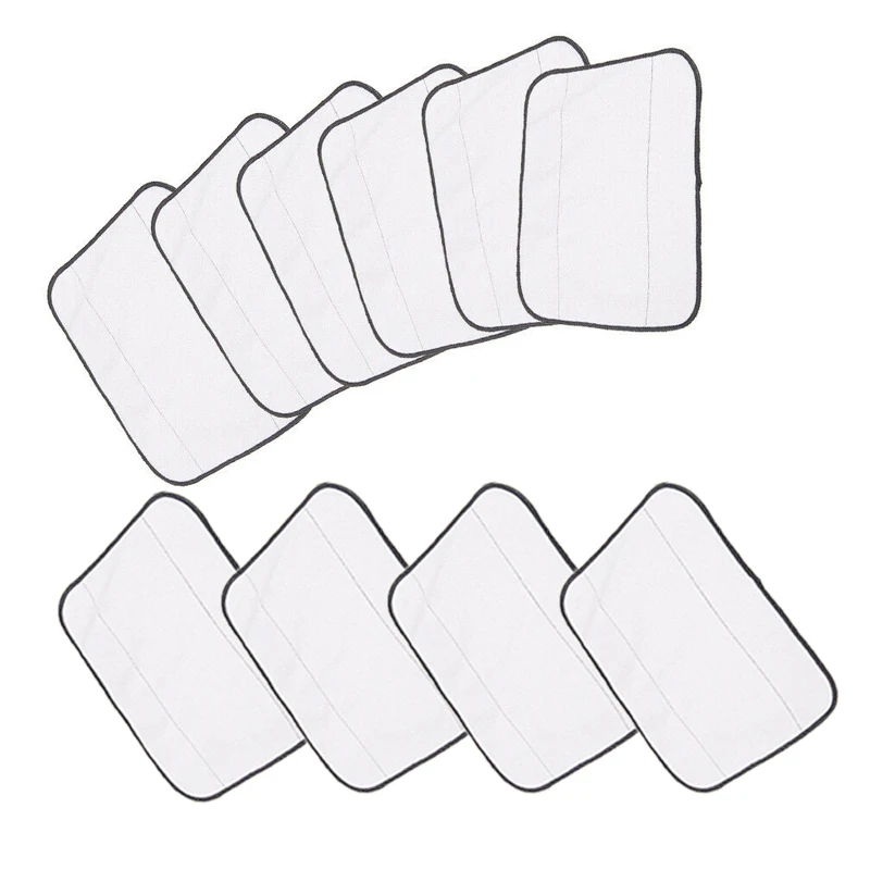 

Microfiber Dry Mopping Cloths Washable Household 380t 320 White Wiping