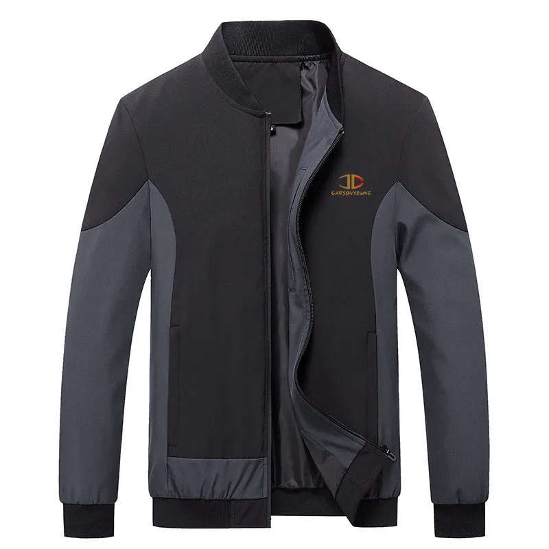 

2021 Men Bomber Jakets Baseball Coats Patchwork Outwears Windbreaker Slim Fit Men's Clothing Brand Casual Spring Autumn Jacket