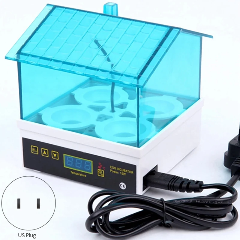 Digital Temperature Small Brooder Hatchery Egg Incubator Hatcher For Chicken Duck Bird Pigeon | Feeding &amp Watering Supplies