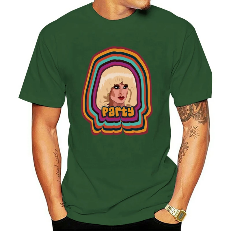 

Katya Zamolodchikova Party Rupaul Men T Shirt Popular Camiseta 4XL 5XL 6XL Cotton Crewneck Custom Short Sleeve T-shirts