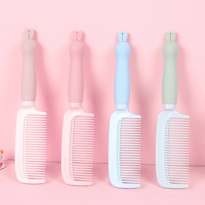 Детская щетка расческа 4 цвета мультяшный кролик для девочек - Цена: 357,97 руб.