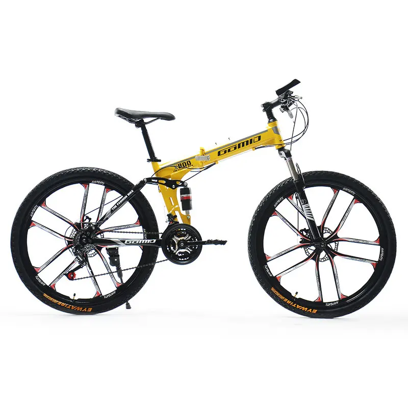 Mountain Bike 27 Speed Adult One Wheel Folding Double Shock Absorbing Cross Country Men and Women Bicycle | Спорт и развлечения