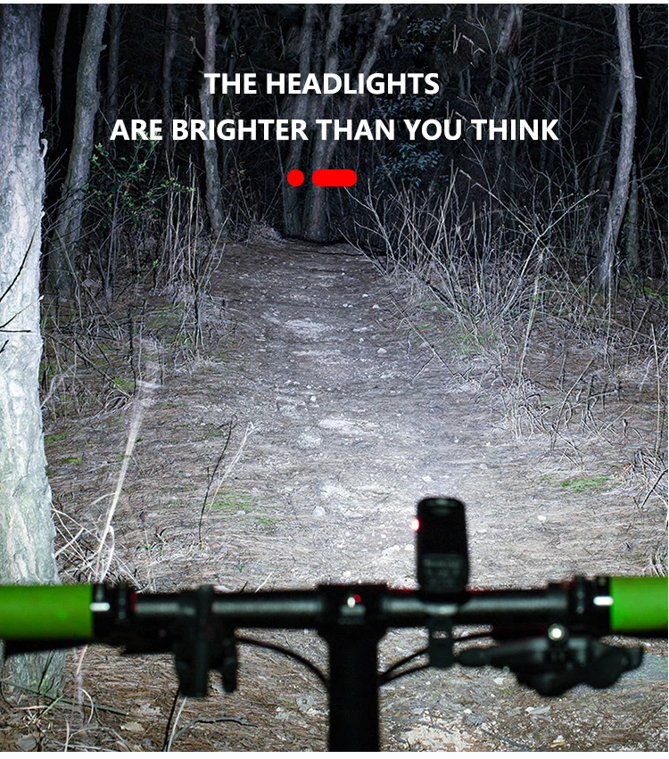 

15000LM Bicycle Light USB Rechargeable Bike Light Waterproof Bicycle Front Light Built-in Battery Bike Head Light Bike Head Lamp