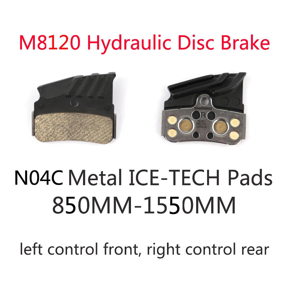 8120 850-1550 Metal SHIMANO DEORE XT M8000 M8100 M8120 тормоз Горный велосипед гидравлический дисковый тормоз MTB ICE-TECH левый и правый 800 мм-1500 мм-1600 мм - Цвет: 8120 850-1550 Metal