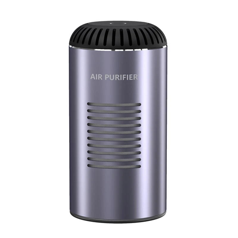 

Мини портативный автомобильный очиститель воздуха с HEPA-фильтром очистка отрицательных ионов очистка Поддержка беспроводной зарядки для д...