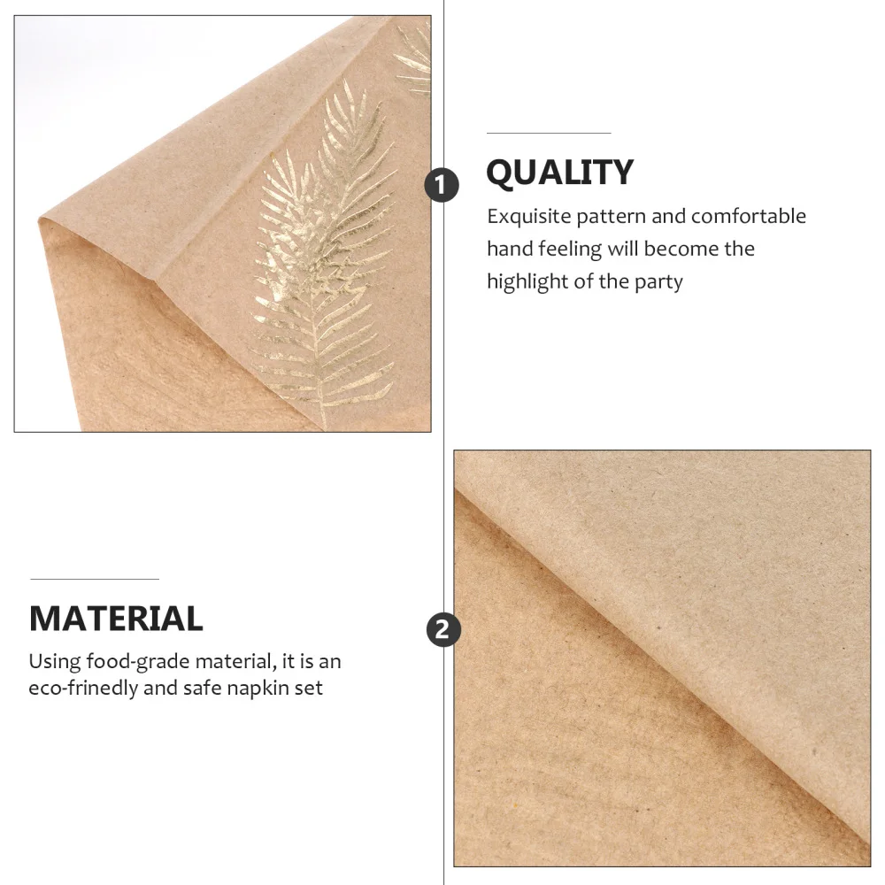 

16 Sheets Palm Leaf Napkins Palm Leaves Paper Towels Hawaiian Party Supplies