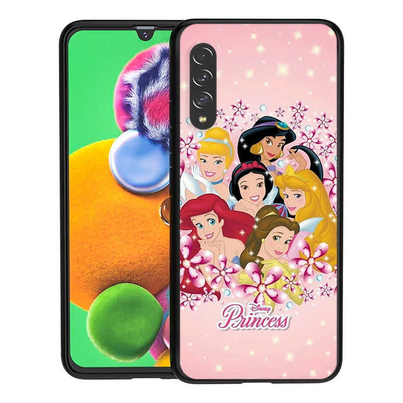 

Disney Princess Beauty for Samsung Galaxy A90 A80 A70 A60 A50 A40 A20 A2Core A10 M31 M21 M60 M40 M30 Black Phone Case