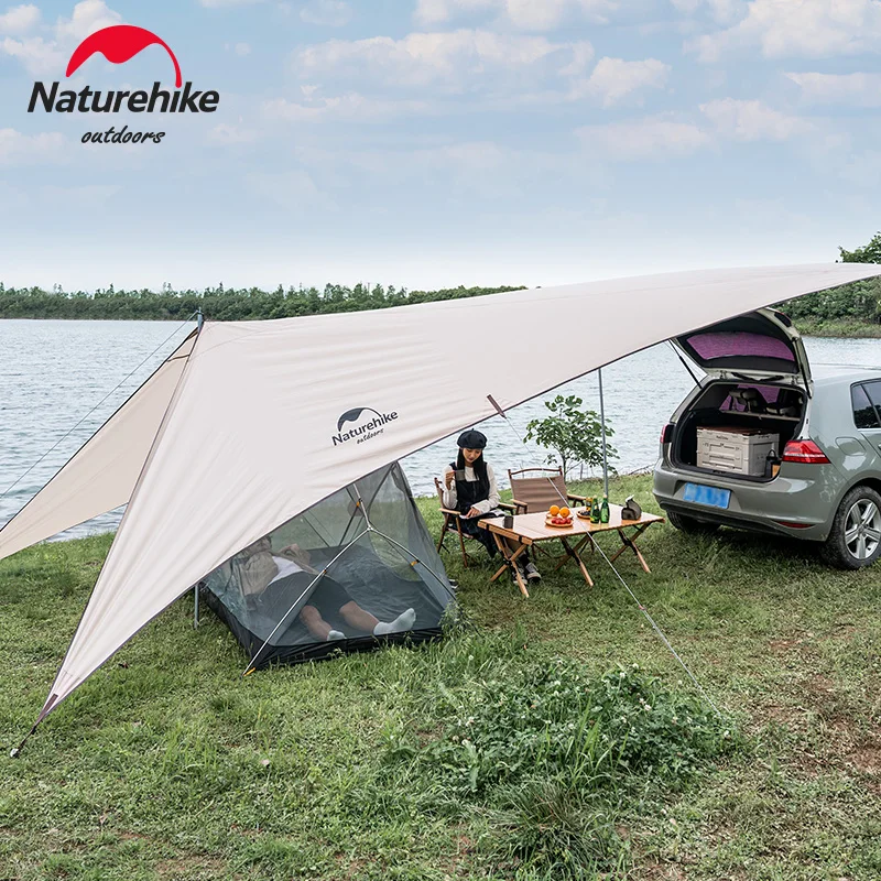 Палатка Naturehike для отдыха на природе автомобиля Задний навес UPF50 + 150D ткань Оксфорд