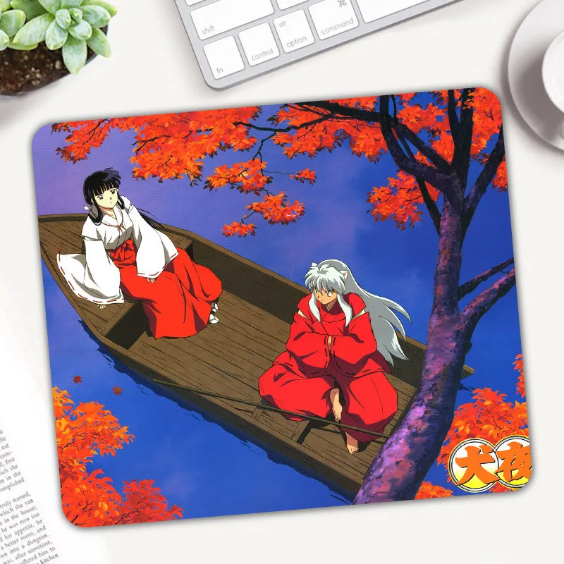 

MousePad Japan Anime Inuyasha Small Size Computer Mouse Pad Cartoon Lovely Natural Rubber Gamer Anti-slip Home Carpet Mouse Mat