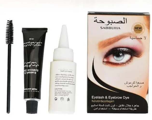 Professional Series Eyelash Eyebrow Dye Tint Gel Brown Black Color Cream Kit 15-minute Fast Easy | Красота и здоровье