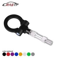 rastp aluminum towing hook ring kit on tow hook eye towing colorful cnc jdm style for bmw 345 series rs th008 12