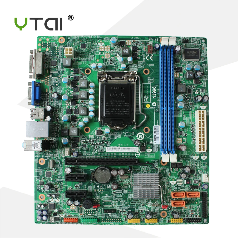 IH61M материнская плата для Lenovo H61 LGA1155 03T6221 N1996|Материнские платы| |