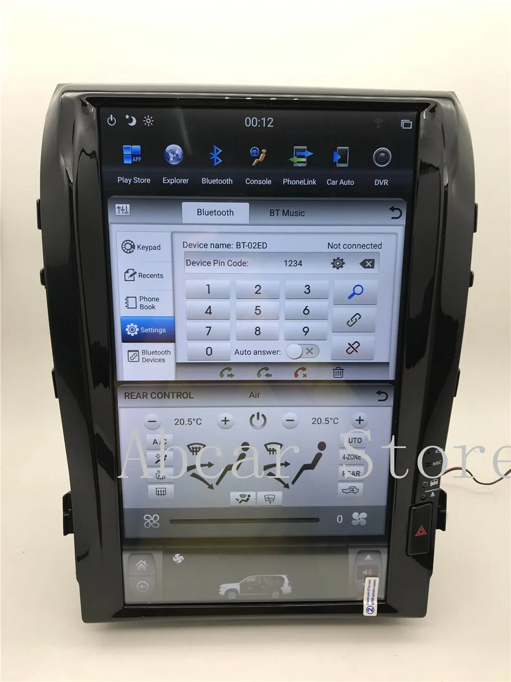 1" Tesla стиль Android 8,1 PX6 HDMI Автомобильный dvd-плеер gps навигация для Toyota LAND CRUISER LC200 2008- радио ips стерео