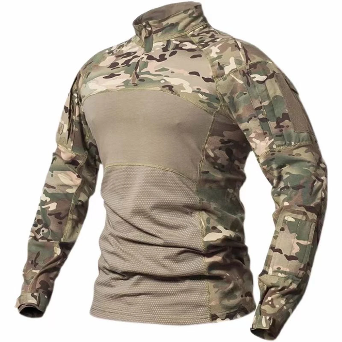 

Men's Outdoor Hunting Tactical Shirt Air Soft Combat Tee Shirts Army Military Shirts Airsoft Hunting T-shirt Camflouge Outfit