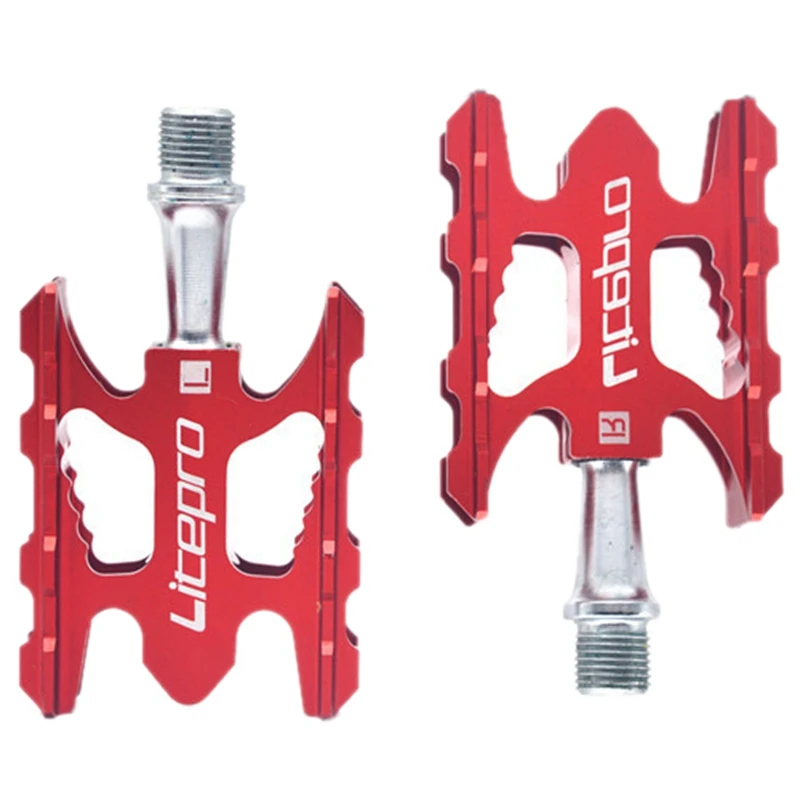 Litepro Bike Pedals Aluminum Alloy Ultralight Bearing Pedal K3 for Brompton Folding Mountain | Спорт и развлечения