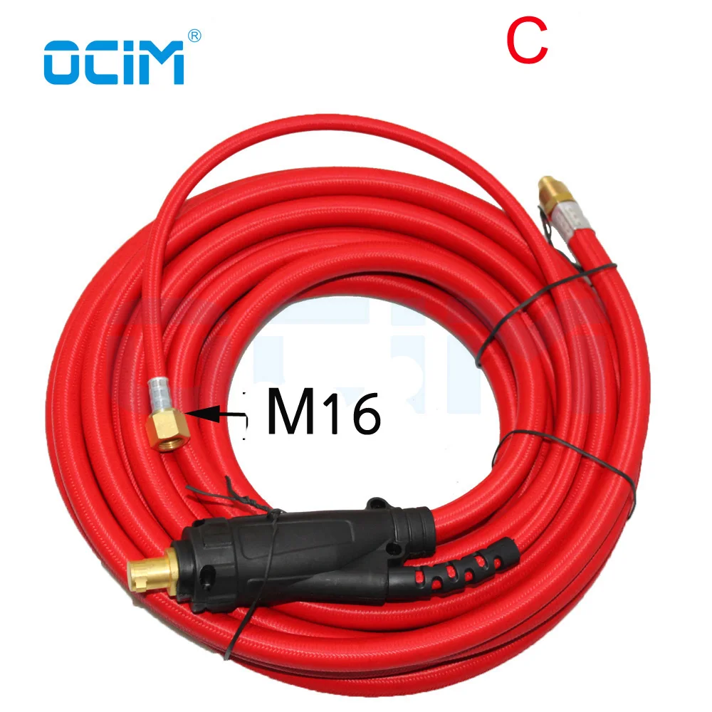 Сварочный кабель WP26 для дуговой сварки 4 м гибкий сверхмягкий резиновый с