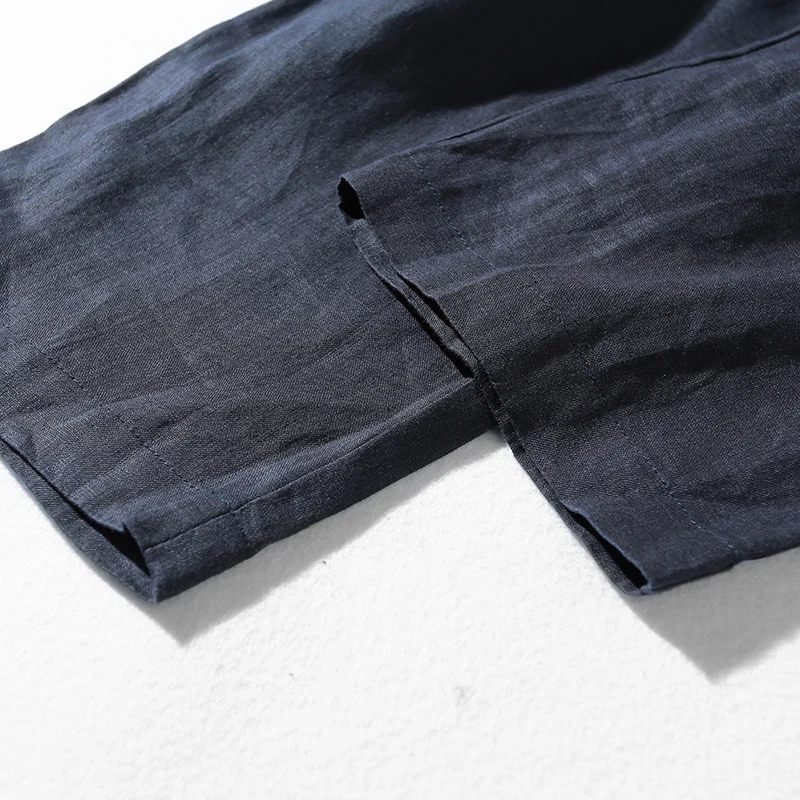 SUYADREAM Women Pants 100%Linen Solid High Waisted OL Ankle-Length 2020 Office Lady Spring Summer Trousers | Женская одежда