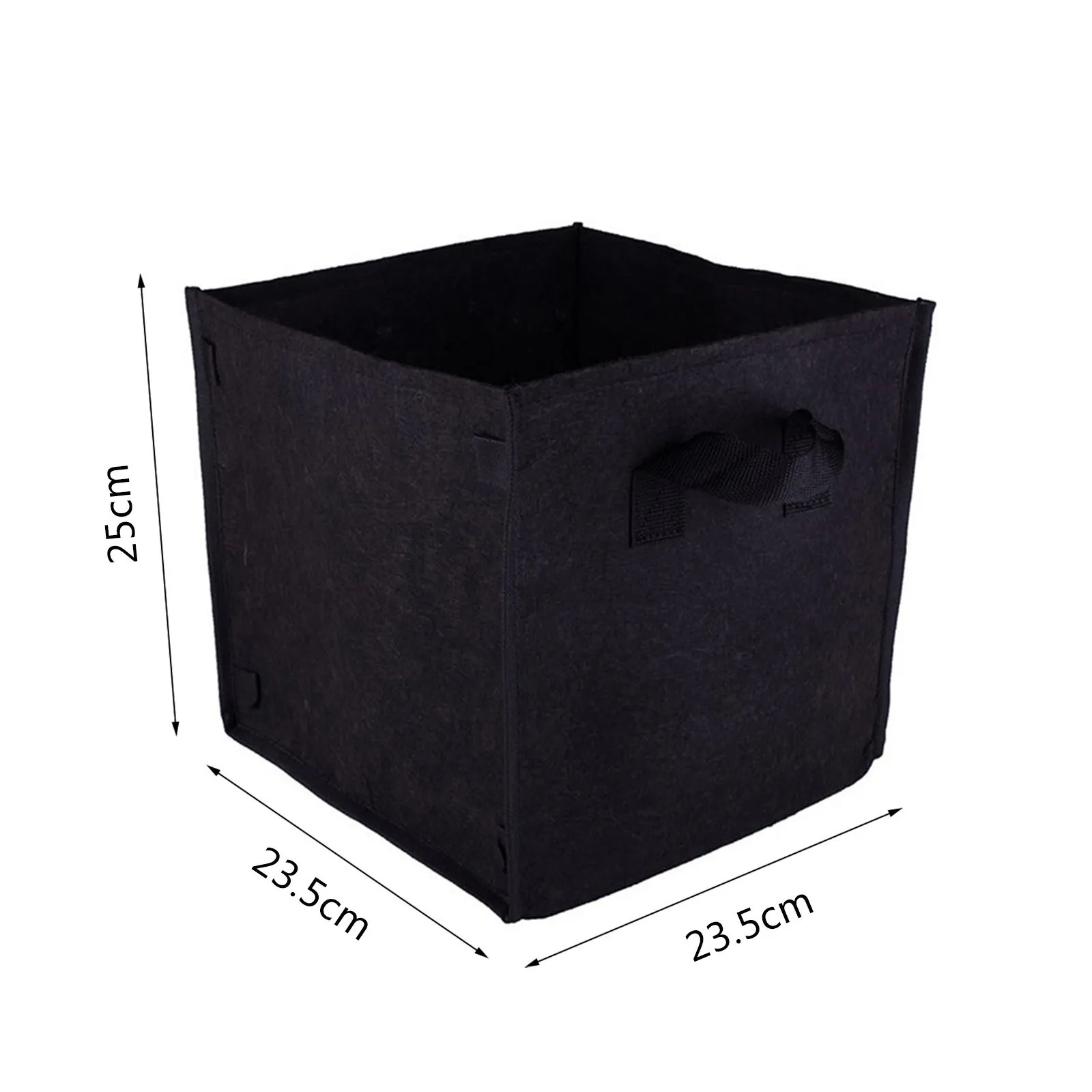 

Garden Accessories Grow-bag Heavy Thickened Nonwoven Plant Fabric Pot With Handles Tray Pots For Plants And Flower