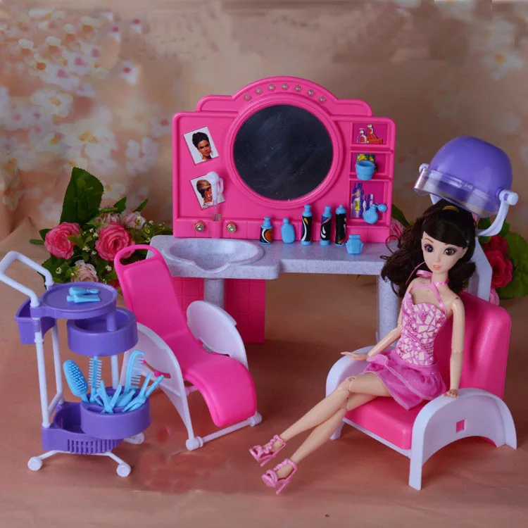 Original for barbie princess hairdresser salon hair salon sh