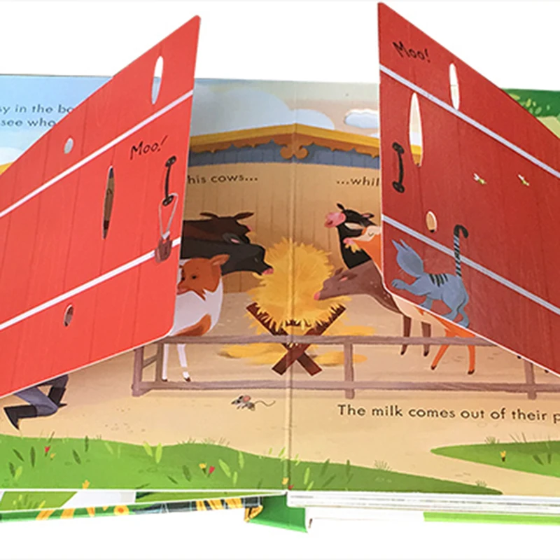 Оригинальная английская учебная книга с рисунком для малышей подарок детей