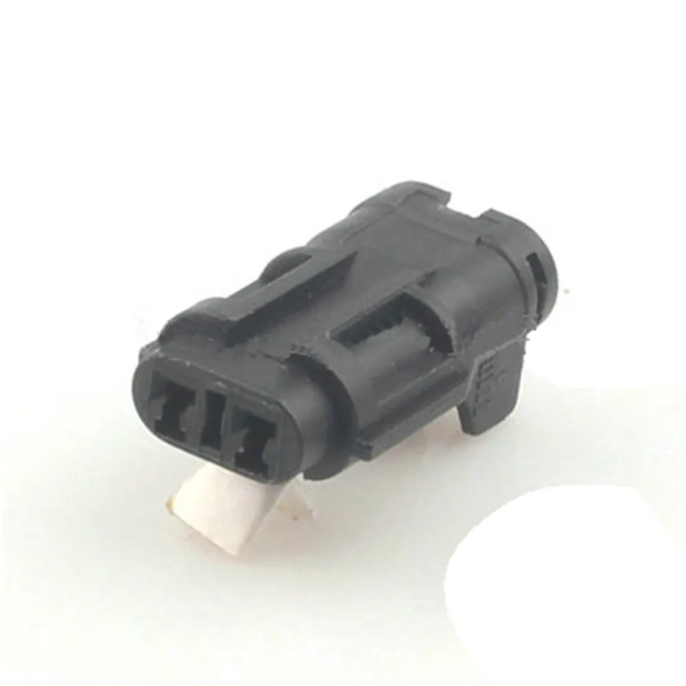 

5/10/20sets 2pin Modern plug 7123-1424 outdoor temperature sensor harness black color connector 7123-1424-40