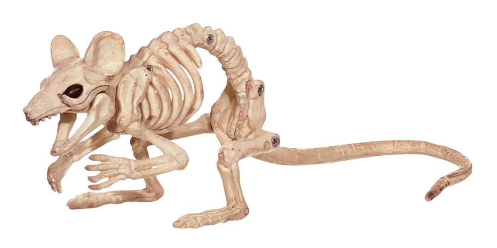 

Пластиковый скелет мыши Crazy Bonez для Хэллоуина