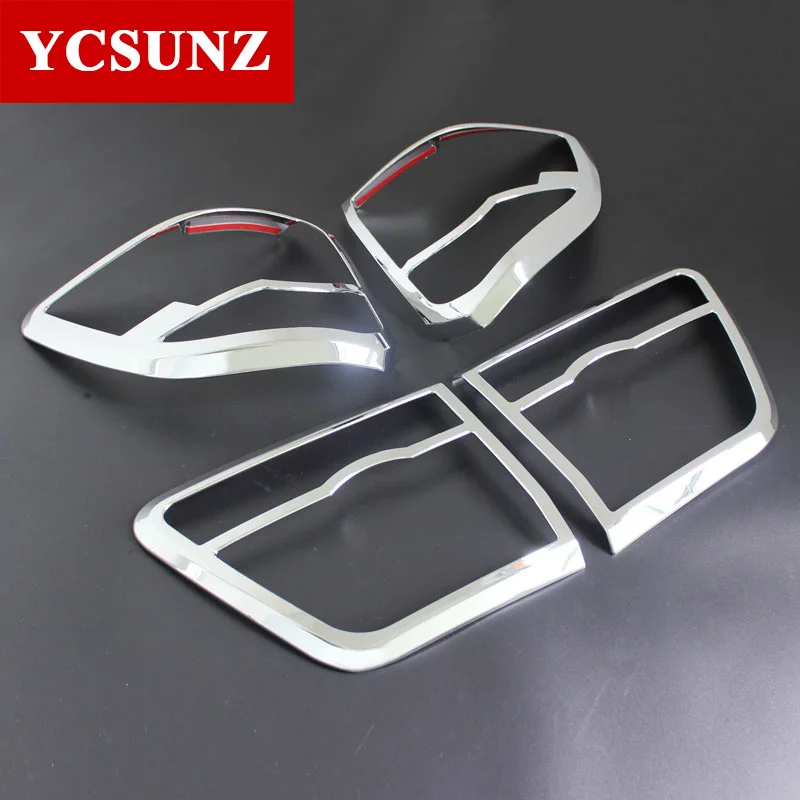 Крышка задних фонарей из АБС пластика для Toyota Fortuner 2012 2013 2014|cover chocolate|light hikerscover ninja |