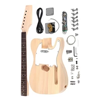 diy electric guitar kit string instrument basswood body for guitar parts for musical lover