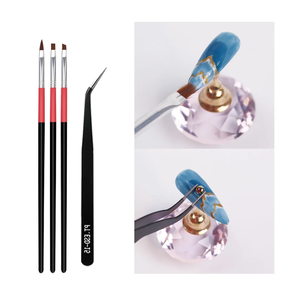 

LULAA New Manicure Tool Set Manicure Set Polishing Care Stick 9-Piece Manicure Tool Easy To Use Manicure Tool