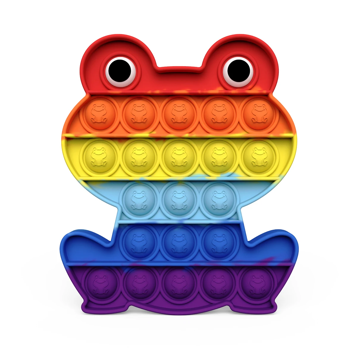 

Rainbow Frog New Pop Bubbles Fidget Toys for Kids Anti Stress Relief Toy Children Adults Desk Sensory Autism Adhd Depression