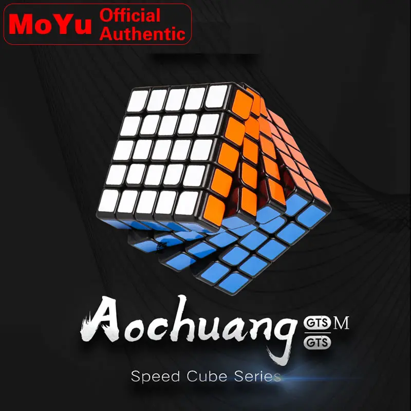 

MoYu AoChuang GTS M 5x5x5 Магнитный магический куб 5x5 GTSM магниты Профессиональный скоростной куб головоломка антистресс игрушки для детей