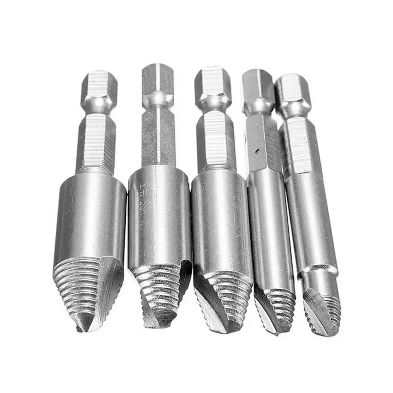 

5pcs/Set Screw Extractor Remover House Power Tools 1/4 Screw 6.35MM Dropshipping Extractor '' Accessories D3Q2
