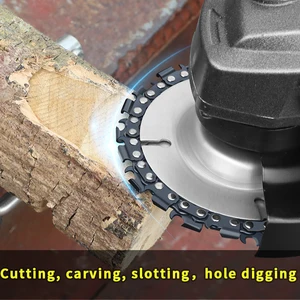 Диск для резки по дереву, 44,55дюймов, 7T  9T 13T22T, цепной диск для электропилы, диск для болгарки, 1 шт.