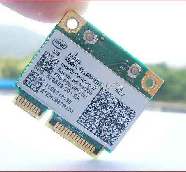 SSEA NEW for Intel Centrino Advanced-N 6200 622ANHMW half MINI PCI-E 2.4GHz/5.0GHz Wlan Wifi Wireless card IBM FRU:60Y3191 | Компьютеры и