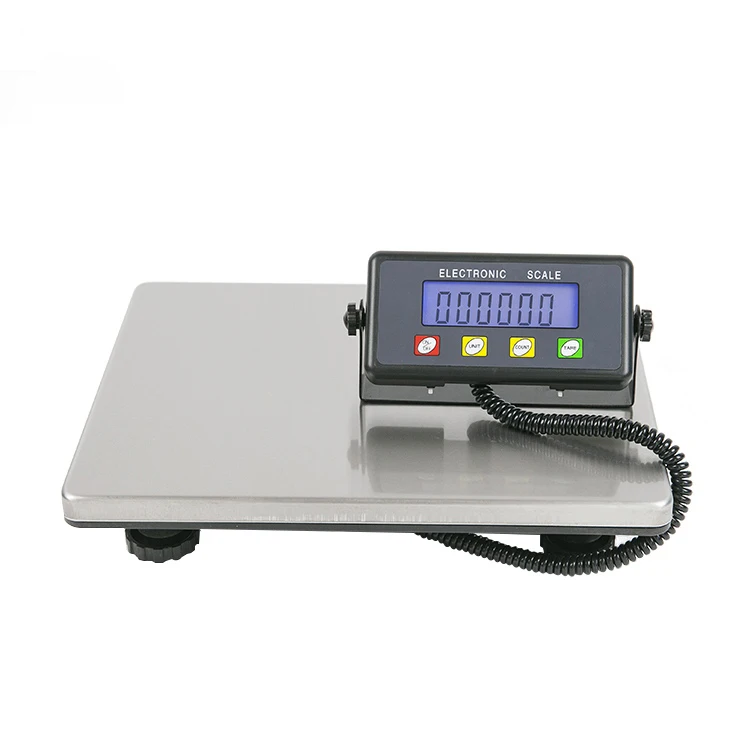 

440lbs 200kg LCD Digital Postal Scale Electronic Platform Weighing scale stainless steel Floor scale