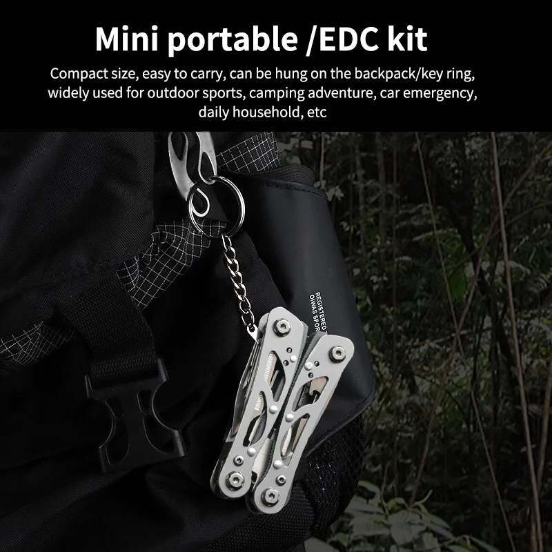 

Tactical Pliers EDC Tool Outdoor Camping Survival Tools Multitool Versatile Repair Folding Screwdriver Military Steel Gear