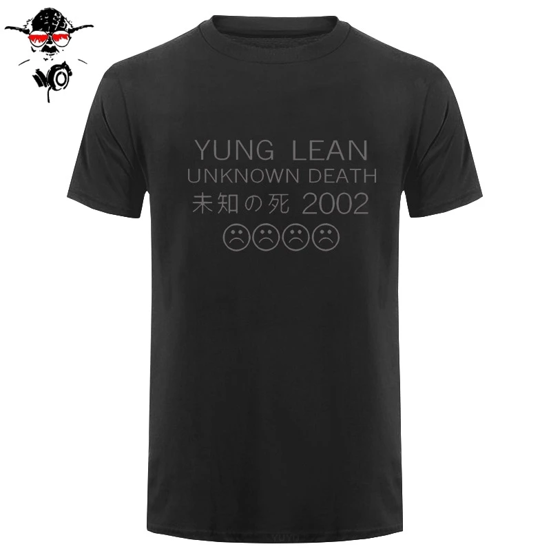 Новинка YUNG LEAN UNKNOWN DEATH Sad мужские хлопковые летние футболки с коротким рукавом хип