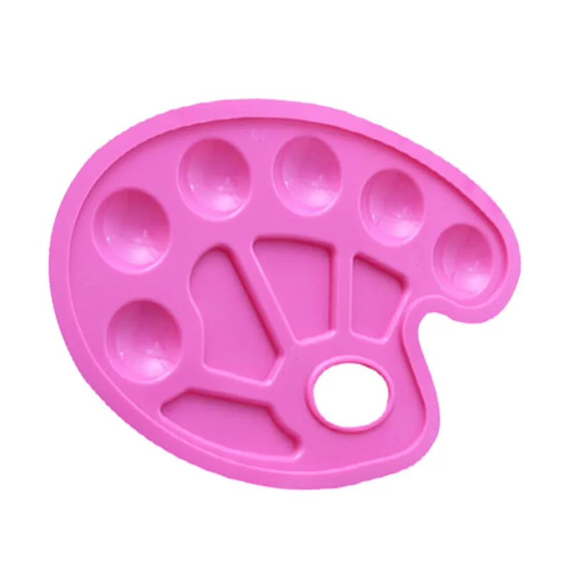 

1pcs Plastic Painting Palette Drawing Tray For Acrylic Watercolor Oil Art Paints Pallet Painting Tools For Girls Boys