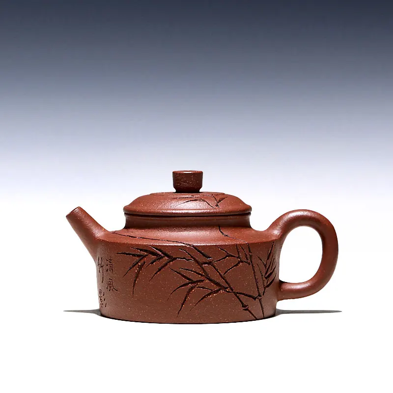 

★TaoYuan 】 yixing НЕОБРАБОТАННАЯ руда рекомендуется чайник из чистой ручной наклонной грязи, ветровой колокольчик 160 см3
