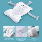 Поддерживающий коврик для детского сиденья для ванны, Складной Коврик для ванны и стул, подушка для ванны для новорожденных, нескользящая Мягкая комфортная подушка для тела для младенцев