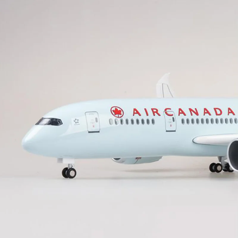 1/130 весы 47 см самолет B787 Dreamliner Канада авиакомпаний Модель W светильник и колеса