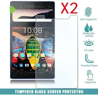 2pcs tablet tempered glass screen protector cover for lenovo tab3 8 lte full coverage hd eye protection tempered film