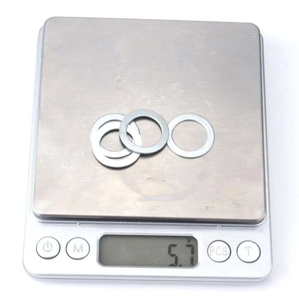 Велосипедные педали 4 шт. серебристая велосипедная педаль прокладка коленвала