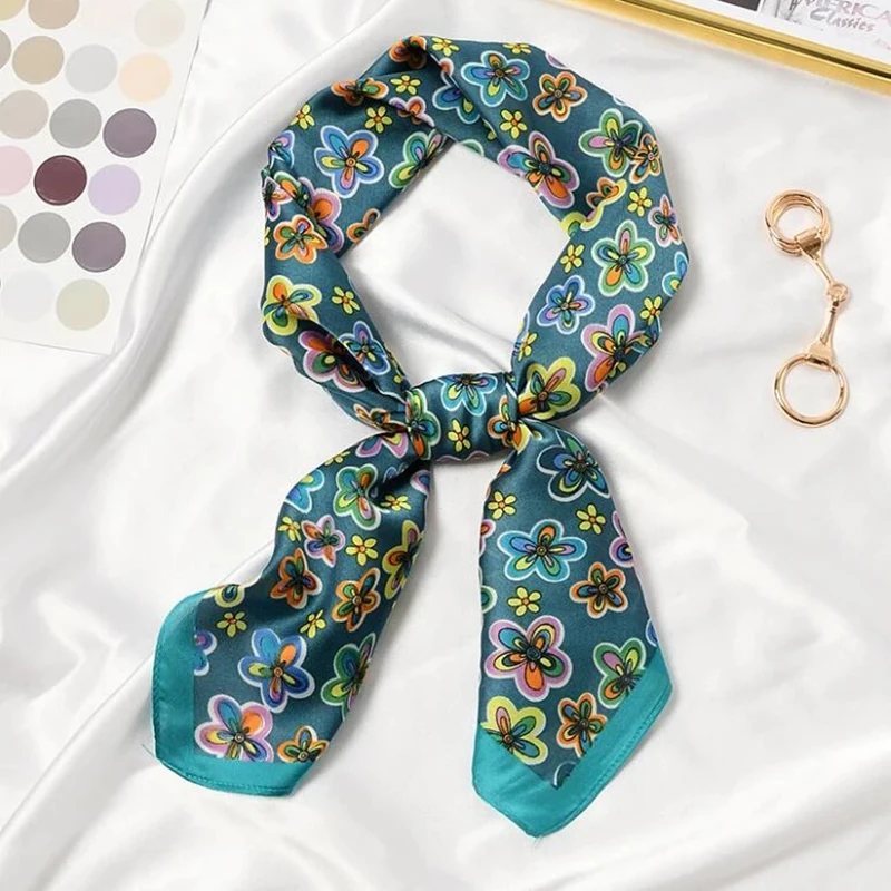

Spring rayon luxury brand scarf female summer bag matching clothes lady headband belt bag accessory suitcase ribbon WJ20085